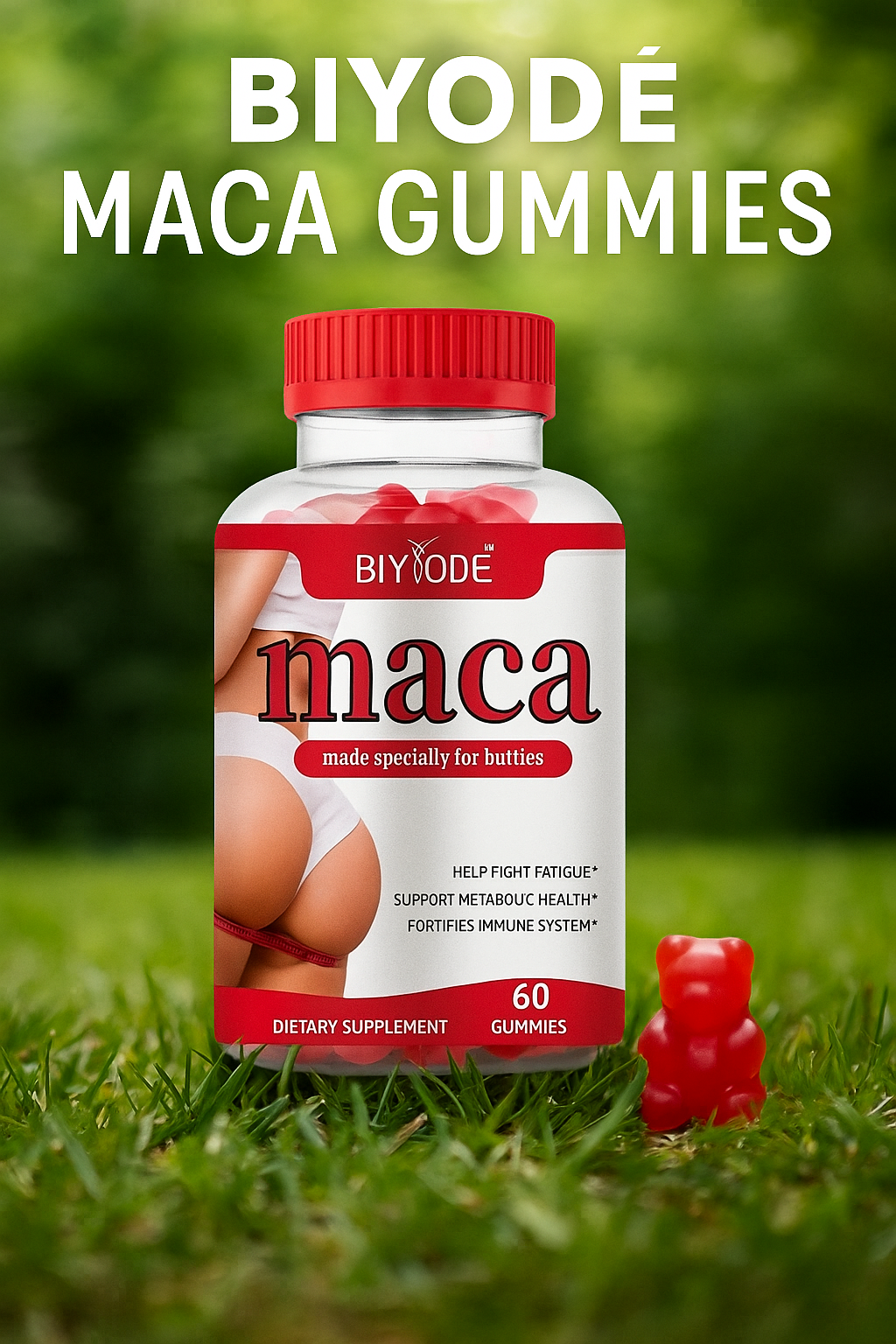 🍑 Get That Big Booty Glow-Up with Maca Gummies! 🍑