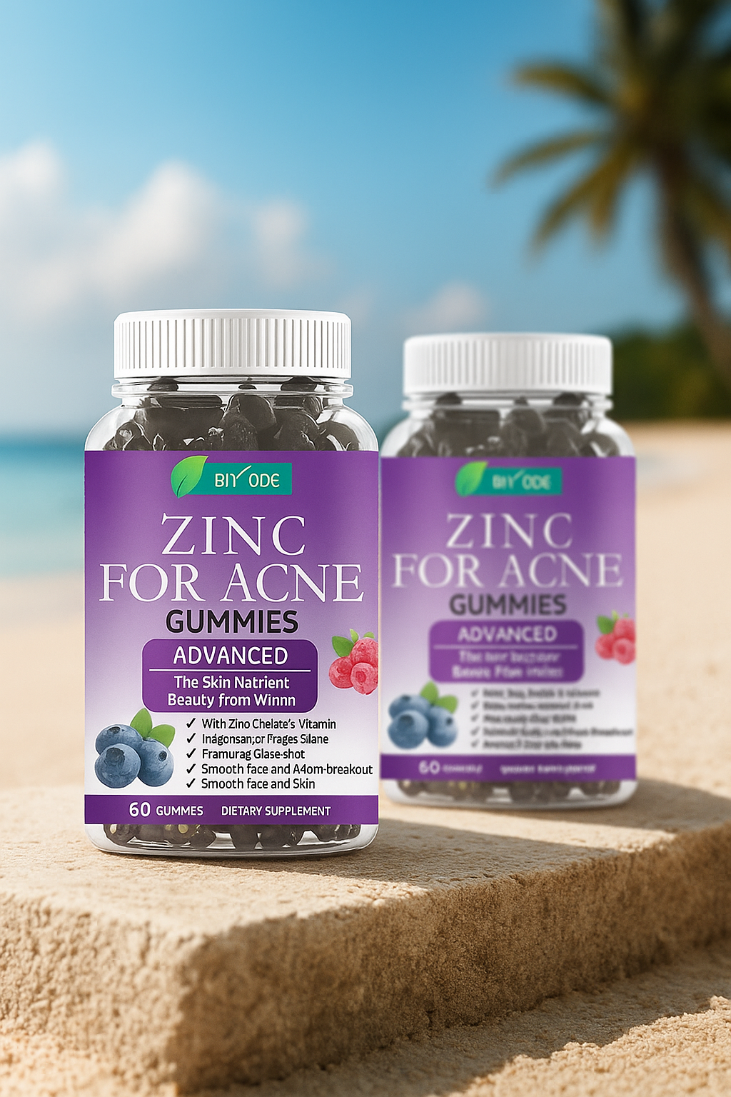 Biyode Zinc Acne Gummies 💜 Clear Skin, Real Confidence