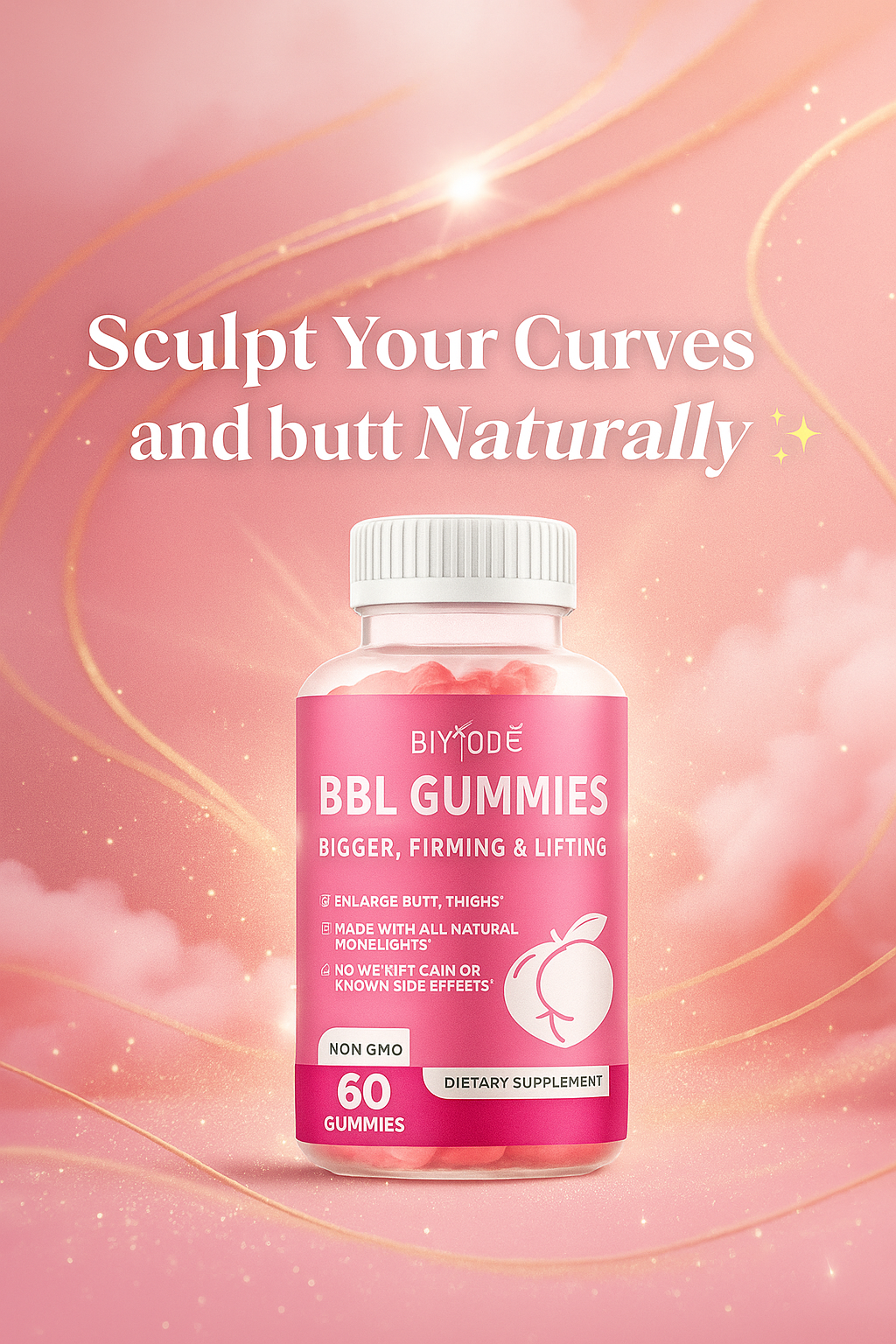 🌟 BIYODE BBL Gummies For Curves and Butt Lift 🌟