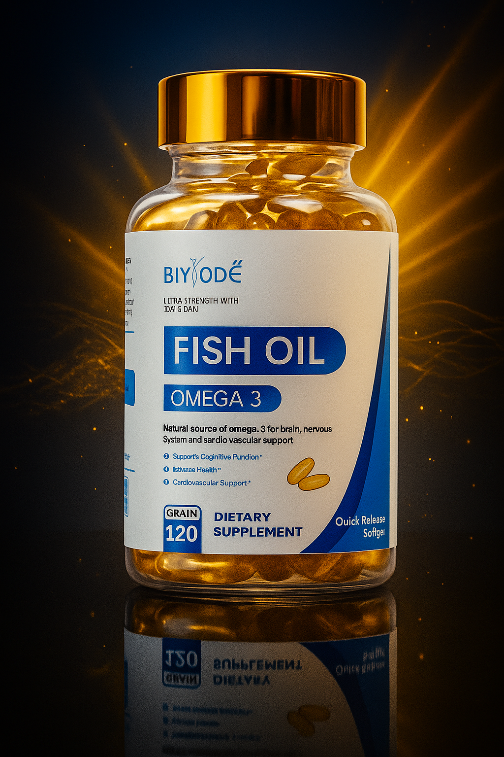 BIYODE Omega-3 Softgels: Fertility Support for Men & Women 💙✨