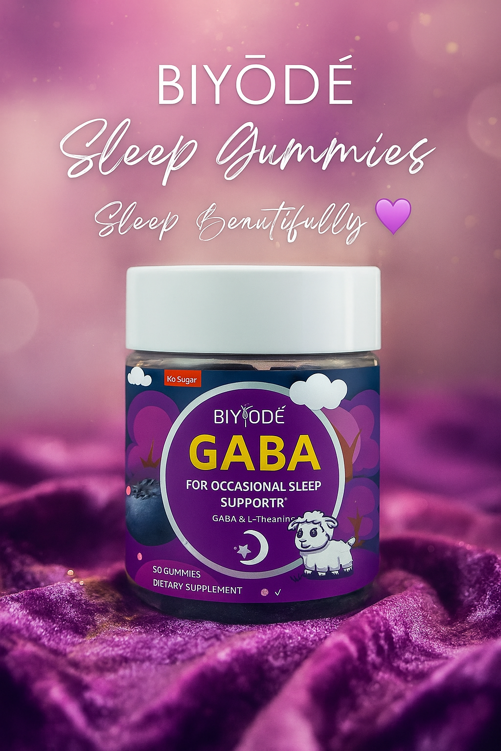 🌙💜 BIYODE DreamGlow Gummies 💜🌙