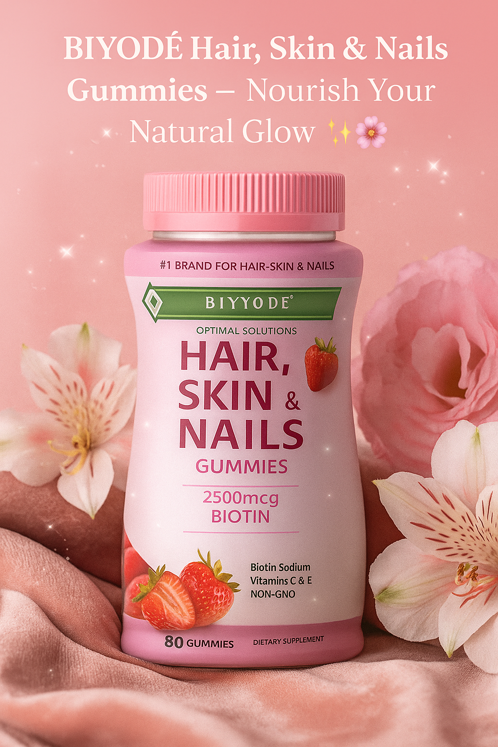 💖✨ BIYODE Hair, Skin & Nails Gummies ✨💖