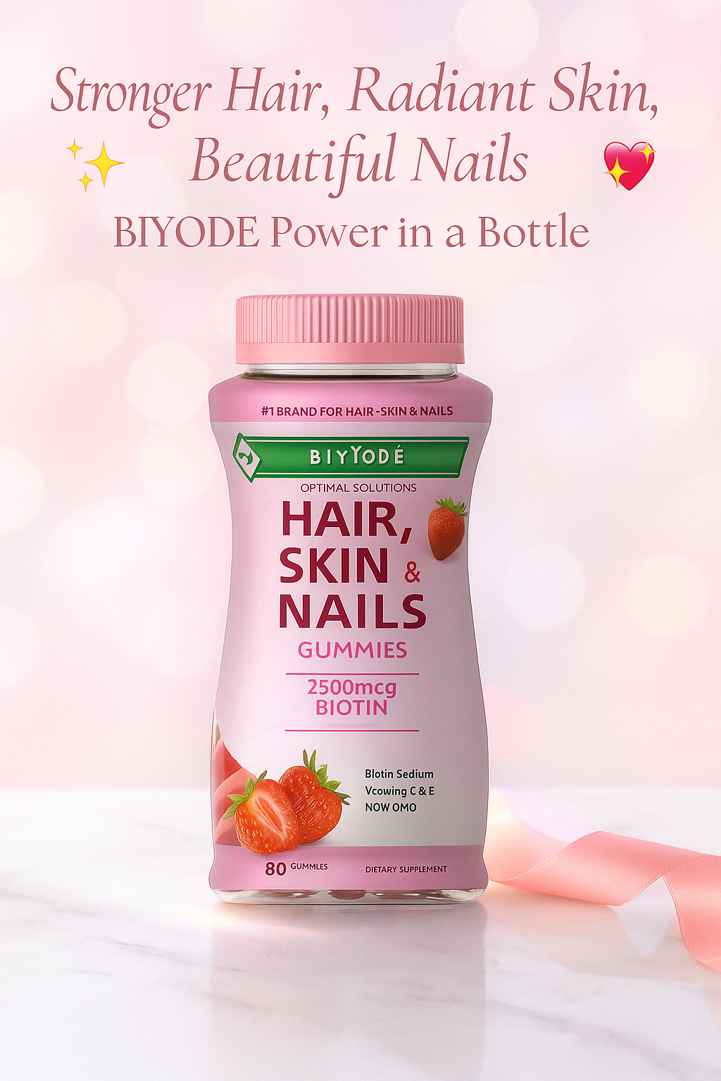 💖✨ BIYODE Hair, Skin & Nails Gummies ✨💖
