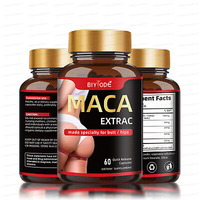 Biyode Maca Capsules for Fuller, Wider Hips