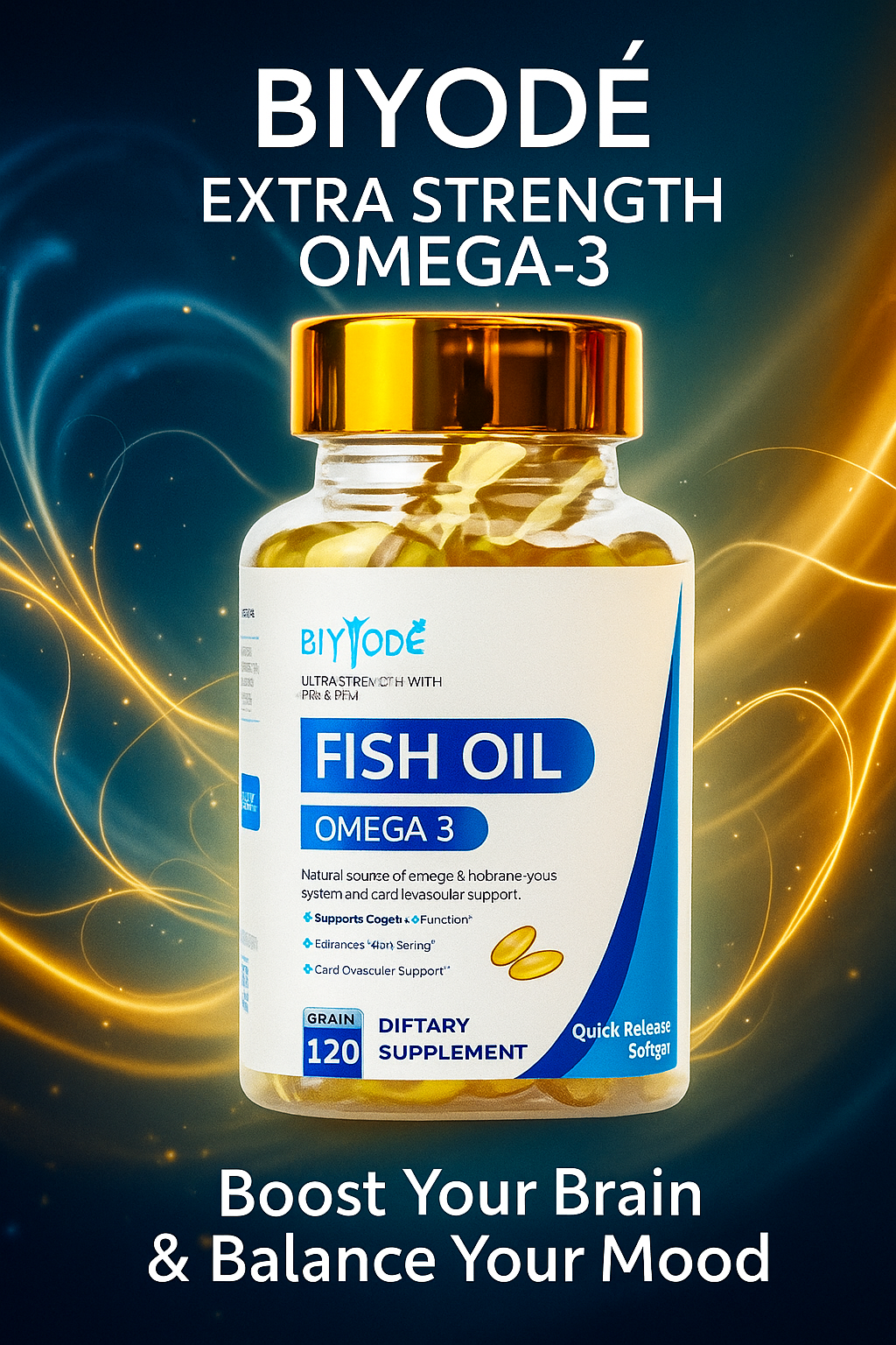 🧠 BIYODE Extra Strength Omega-3